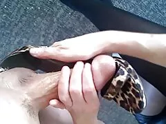 Аяқ киім қызды cum болады