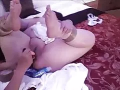 Пухлый әуесқой азия жетілген ойыншық ойнау